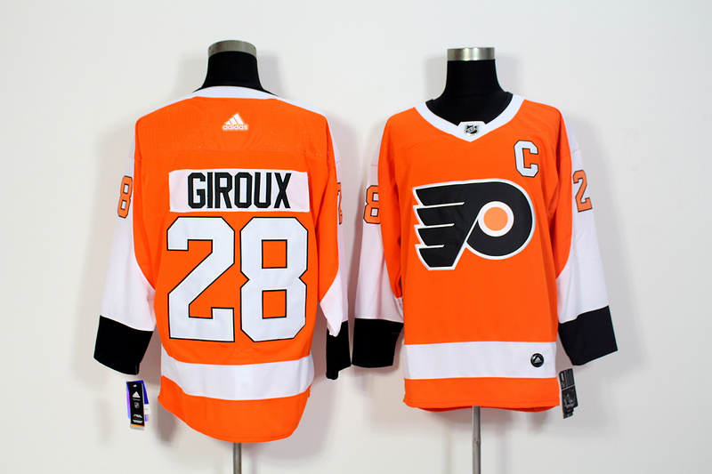 Men's Philadelphia Flyers Claude Giroux #28 Orange Jersey